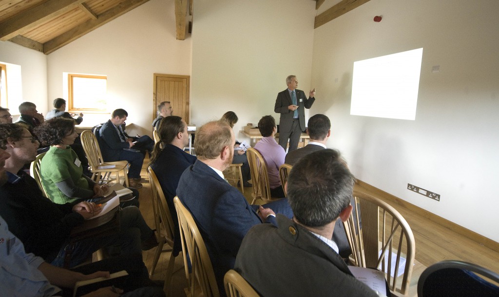 Ed Suttie of BRE presenting to a captive audience