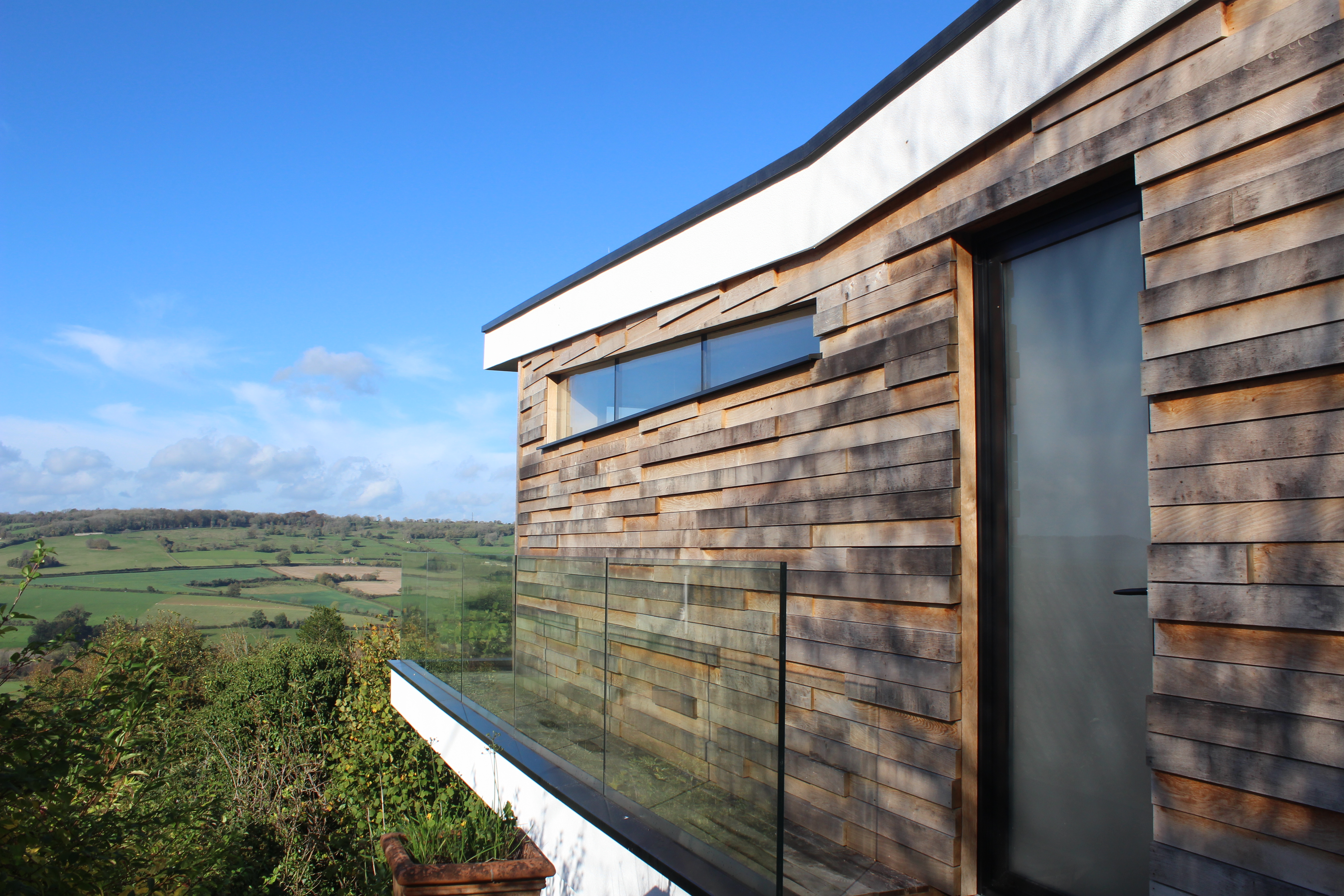 Vastern Timber cladding on a private house in Box, Wiltshire 